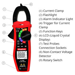 AC Digital Clamp Meter T-RMS 6000 Counts